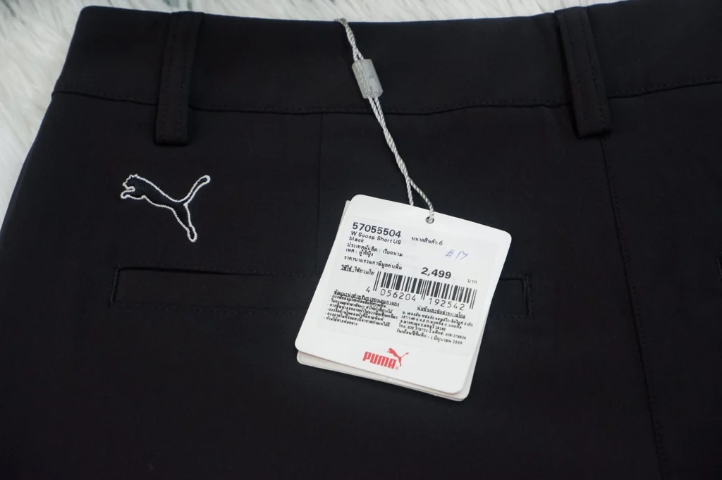 กางเกงกอล์ฟผู้หญิงขาสั้น สีดำ Pant Lady Puma/2499 กางเกงกอล์ฟผู้หญิงขาสั้น สีดำ Pant Lady Puma/2499