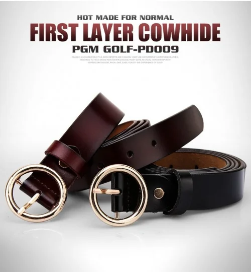เข็มขัดหนังนักกอล์ฟ PGM PD009 เข็มขัดหนังนักกอล์ฟ PGM PD009