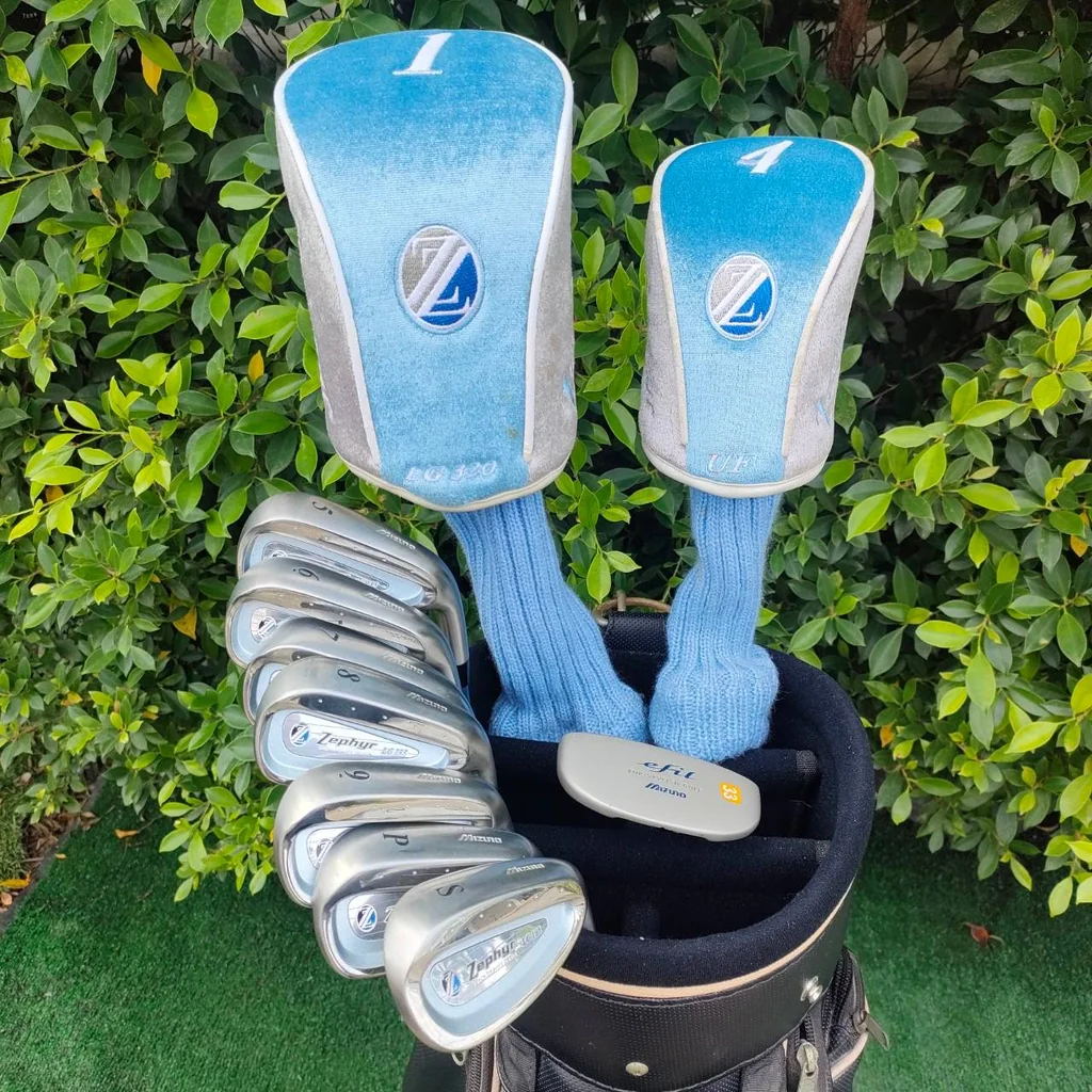 **ไม้กอล์ฟครบชุดสำหรับผู้หญิง** 🏌️SET MIZUNO ZEPHYR TITANIUM LADY เป็นชุดกอล์ฟผู้หญิงยอดนิยมสูงสุด!! ไม้กอล์ฟมือสอง ของแท้ BY NakaraLuxurious **ไม้กอล์ฟครบชุดสำหรับผู้หญิง** 🏌️SET MIZUNO ZEPHYR TITANIUM LADY เป็นชุดกอล์ฟผู้หญิงยอดนิยมสูงสุด!! ไม้กอล์ฟมือสอง ของแท้ BY NakaraLuxurious