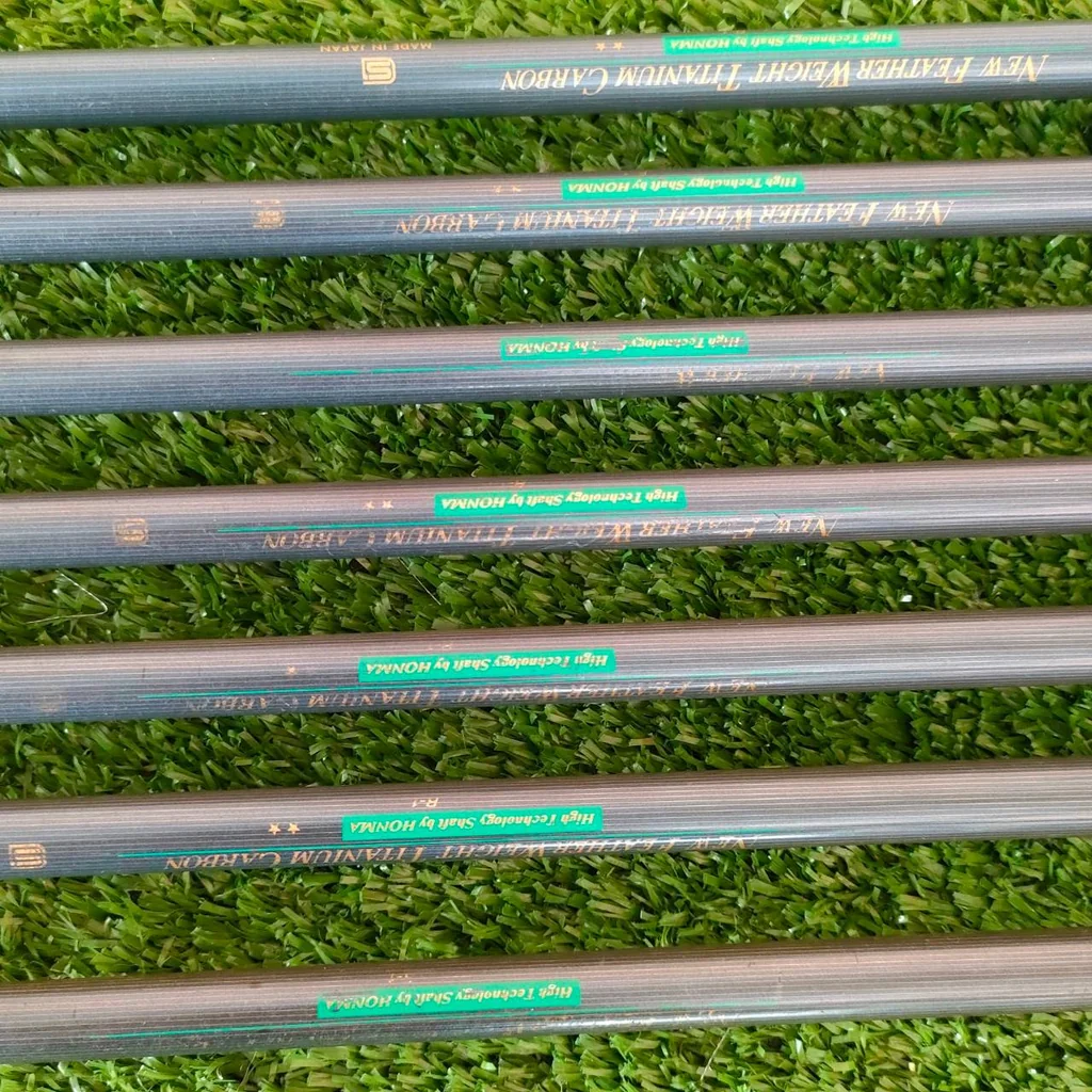 ชุดเหล็ก HONMA LB-280 ตัวนี้่เป็น NEW H&F ทอง24K มีเหล็ก 5 - 11 ก้าน Titanium FLEX R-1 **ก้านระดับ 2ดาว ** สุดยอดพรีเมี่ยม ไม้กอล์ฟมือสอง ของแท้ BY NakaraLuxurious ชุดเหล็ก HONMA LB-280 ตัวนี้่เป็น NEW H&F ทอง24K มีเหล็ก 5 - 11 ก้าน Titanium FLEX R-1 **ก้านระดับ 2ดาว ** สุดยอดพรีเมี่ยม ไม้กอล์ฟมือสอง ของแท้ BY NakaraLuxurious