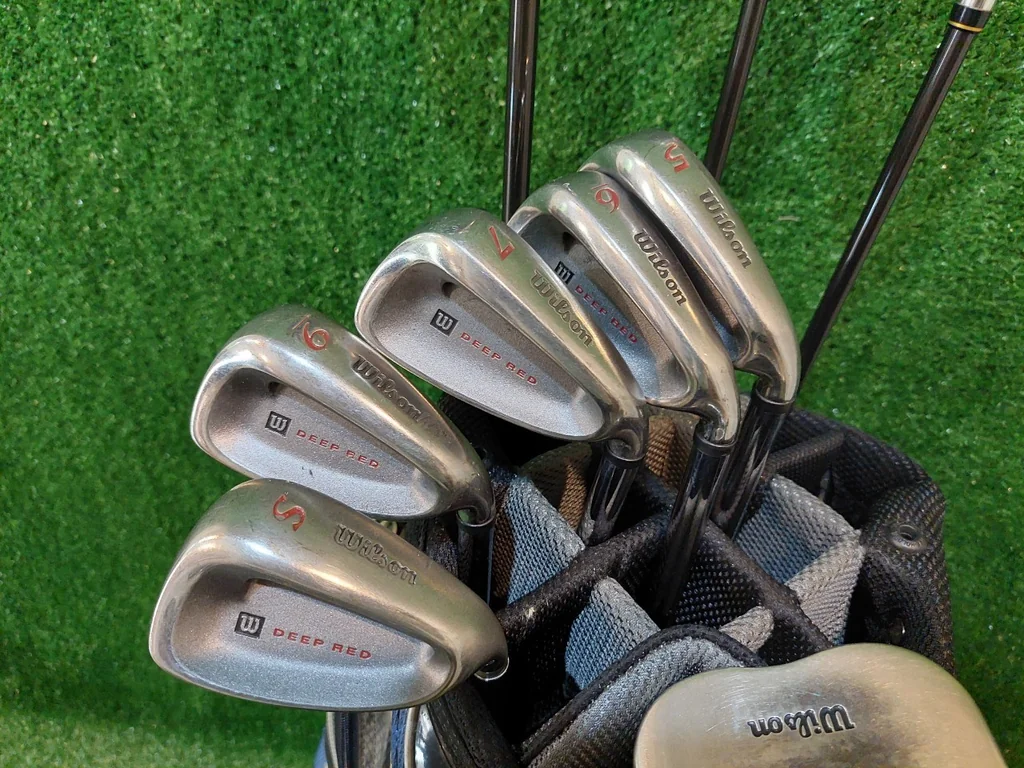 ไม้กอล์ฟครบชุดสุดพรีเมี่ยม WILSON DEEPRED ชุดเหล็กเป็นรุ่น FAT SHAFT ไม้กอล์ฟครบชุดสุดพรีเมี่ยม WILSON DEEPRED ชุดเหล็กเป็นรุ่น FAT SHAFT