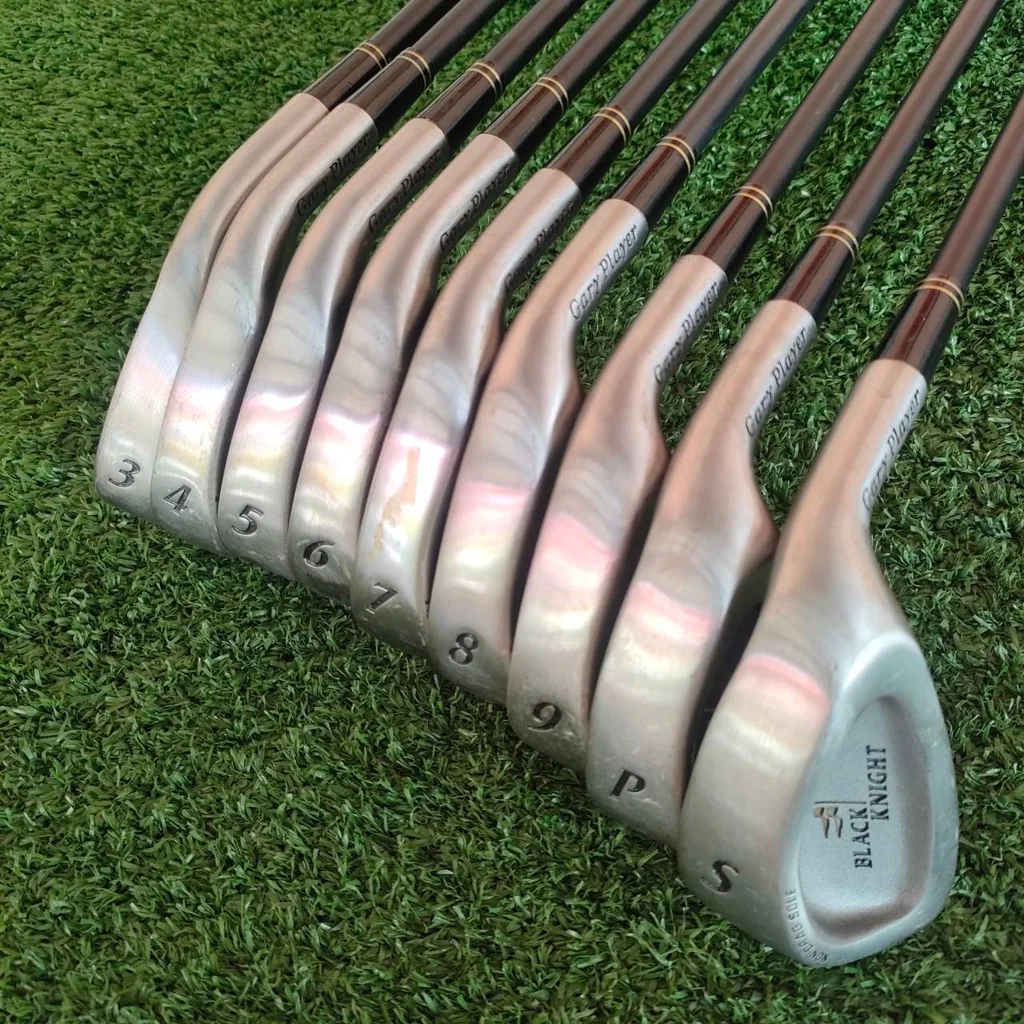 ชุดเหล็ก GARY PLAYER BLACK KNIGHT ของใหม่!! มีเหล็ก 3-9 เเละ PW SW ก้าน BLACK KNIGHT FLEX R ไม้กอล์ฟมือหนึ่ง ของแท้ BY NakaraLuxurious ชุดเหล็ก GARY PLAYER BLACK KNIGHT ของใหม่!! มีเหล็ก 3-9 เเละ PW SW ก้าน BLACK KNIGHT FLEX R ไม้กอล์ฟมือหนึ่ง ของแท้ BY NakaraLuxurious