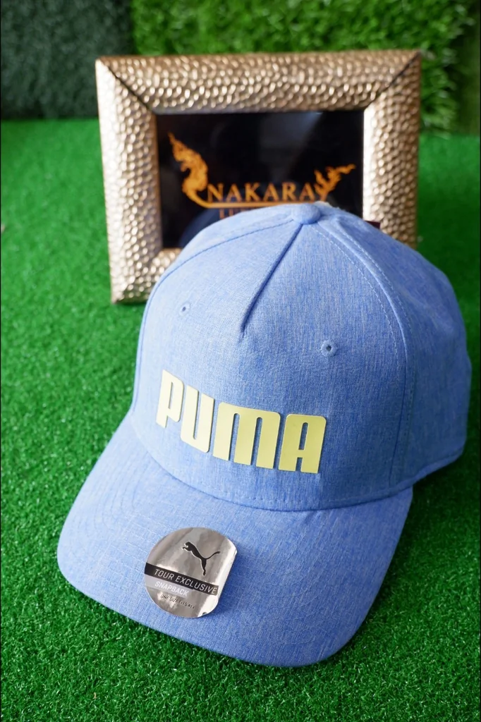 หมวกกอล์ฟ PUMA สีฟ้า หมวกกอล์ฟ PUMA สีฟ้า
