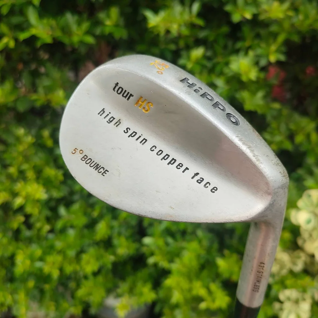 WEDGE HIPPO TOUR HS องศา 52 เบาท์ 5 ก้าน TRUE TEMPER WEDGE FLEX หน้า COPPER ทองแดง แบบสปินโหด!! ไม้กอล์ฟมือสอง ของแท้ BY NakaraLuxurious WEDGE HIPPO TOUR HS องศา 52 เบาท์ 5 ก้าน TRUE TEMPER WEDGE FLEX หน้า COPPER ทองแดง แบบสปินโหด!! ไม้กอล์ฟมือสอง ของแท้ BY NakaraLuxurious