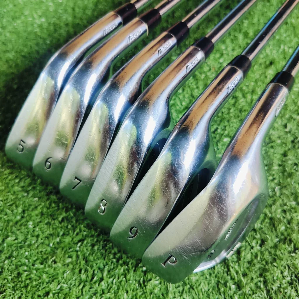 ชุดเหล็ก MIZUNO POWER BLADE S-30V มีเหล็ก 5 6 7 8 9 PW ก้าน NSPRO 950 FLEX S ก้านเหล็กเบา พรีเมี่ยม เร่งสปีดได้ดี ขนาดใบกำลังดี ไม่ใหญ่ แต่มี CAVITY ช่วยให้ตีง่าย ไม้กอล์ฟพรีเมี่ยมมือสอง ของแท้ By NakaraLuxurious