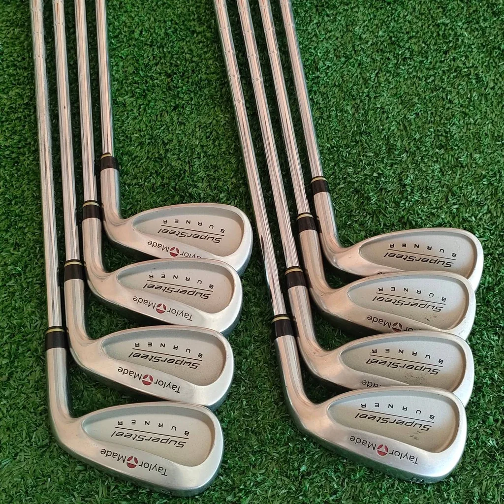 ชุดเหล็ก TAYLORMADE SUPERSTEEL BURNER มีเหล็ก 4-9 เเละ PW AW ก้าน TAYLORMADE FLEX S เหล็กคุณภาพสูงมาก Taylormade ของแท้ดั่งเดิม วัสดุแบบใส่เต็มๆ สภาพสวยมาก ตีง่ายมาก และระยะดีมากๆครับ ชุดเหล็ก TAYLORMADE SUPERSTEEL BURNER มีเหล็ก 4-9 เเละ PW AW ก้าน TAYLORMADE FLEX S เหล็กคุณภาพสูงมาก Taylormade ของแท้ดั่งเดิม วัสดุแบบใส่เต็มๆ สภาพสวยมาก ตีง่ายมาก และระยะดีมากๆครับ