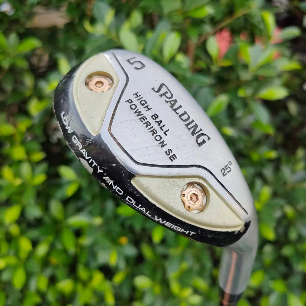 HYBRID 5 SPALDING HIGH BALL POWERIRON SE องศา 25 ก้าน SPALDING FLEX R รูปทรงไม่ใหญ่มาก น่าตี HYBRID 5 SPALDING HIGH BALL POWERIRON SE องศา 25 ก้าน SPALDING FLEX R รูปทรงไม่ใหญ่มาก น่าตี