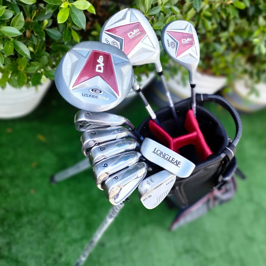 ชุดไม้กอล์ฟสำหรับเด็ก U.S. KIDS GOLF 60″ ความสูง : 60-63 นิ้ว หรือ 152-160 เซนติเมตร ชุดไม้กอล์ฟสำหรับเด็ก U.S. KIDS GOLF 60″ ความสูง : 60-63 นิ้ว หรือ 152-160 เซนติเมตร