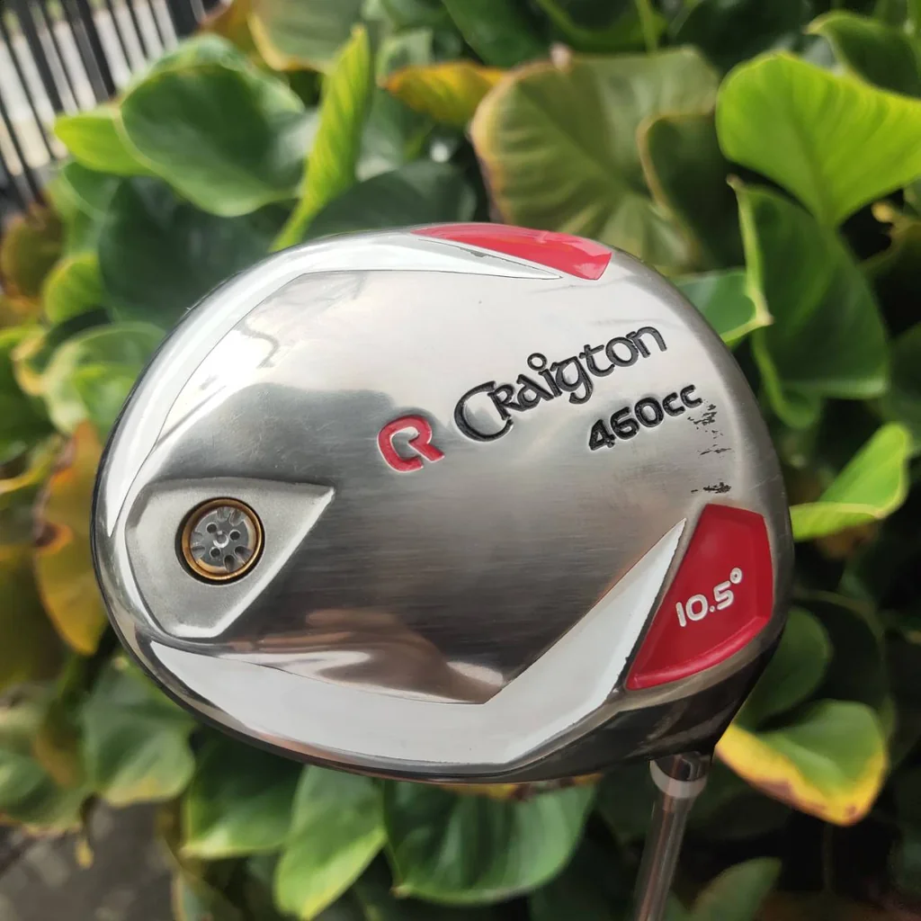 Driver CRAIGTON OF Scotland หัวเบต้าไทเทเนี่ยมแท้ ขนาด 460CC. หน้าสวีตสปอตใหญ่มาก ตีโดนง่าย+ไกล Driver CRAIGTON OF Scotland หัวเบต้าไทเทเนี่ยมแท้ ขนาด 460CC. หน้าสวีตสปอตใหญ่มาก ตีโดนง่าย+ไกล