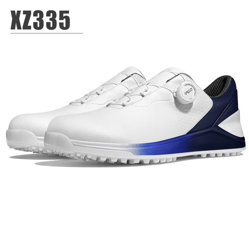 รองเท้ากอล์ฟ PGM XZ335 กันน้ำเต็มระบบ พื้น anti-slip ระบบผูกเชือก knob/pivot lacing “ไม่อับชื้น” รองเท้ากอล์ฟ PGM XZ335 กันน้ำเต็มระบบ พื้น anti-slip ระบบผูกเชือก knob/pivot lacing “ไม่อับชื้น”
