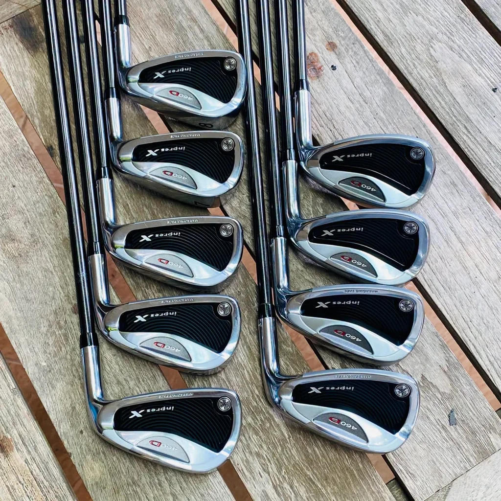 Iron Set Yamaha Inpres X 460D มีเหล็ก 4, 5, 6, 7, 8, 9, P, A, S ก้านกราไฟต์เดิมๆ FLEX R Iron Set Yamaha Inpres X 460D มีเหล็ก 4, 5, 6, 7, 8, 9, P, A, S ก้านกราไฟต์เดิมๆ FLEX R