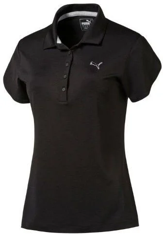 เสื้อนักกอล์ฟกอล์ฟสุภาพสตรี PUMA สีดำ เสื้อนักกอล์ฟกอล์ฟสุภาพสตรี PUMA สีดำ