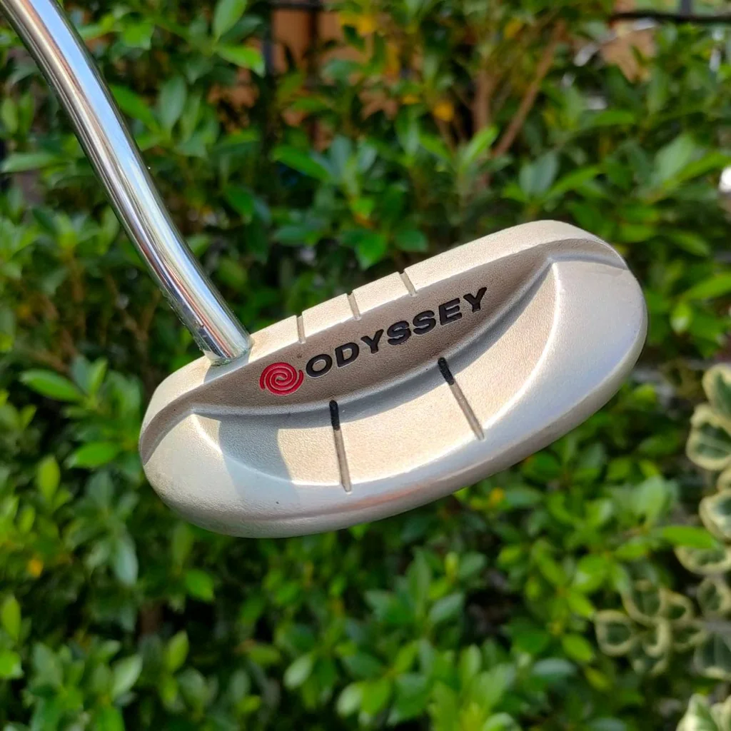 PUTTER ODYSSEY DUAL FORCE ROSSIE II ความยาว 34 นิ้ว หน้าดำ นุ่มหนึบ เกาะไลน์ ทองมอลเล็ต พัตต์ง่าย เล็งง่ายมากๆ PUTTER ODYSSEY DUAL FORCE ROSSIE II ความยาว 34 นิ้ว หน้าดำ นุ่มหนึบ เกาะไลน์ ทองมอลเล็ต พัตต์ง่าย เล็งง่ายมากๆ