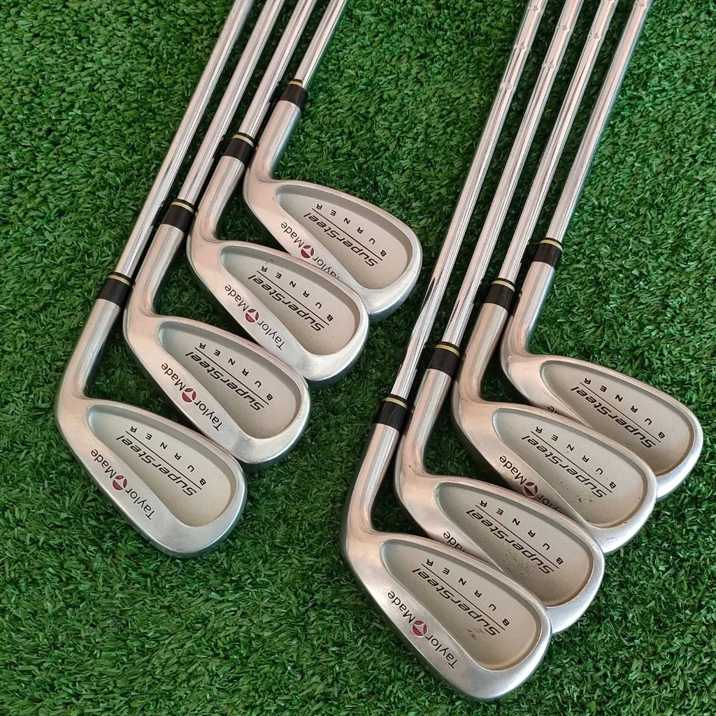 ชุดเหล็ก TAYLORMADE SUPERSTEEL BURNER มีเหล็ก 4-9 เเละ PW AW ก้าน TAYLORMADE FLEX S เหล็กคุณภาพสูงมาก Taylormade ของแท้ดั่งเดิม วัสดุแบบใส่เต็มๆ สภาพสวยมาก ตีง่ายมาก และระยะดีมากๆครับ ชุดเหล็ก TAYLORMADE SUPERSTEEL BURNER มีเหล็ก 4-9 เเละ PW AW ก้าน TAYLORMADE FLEX S เหล็กคุณภาพสูงมาก Taylormade ของแท้ดั่งเดิม วัสดุแบบใส่เต็มๆ สภาพสวยมาก ตีง่ายมาก และระยะดีมากๆครับ