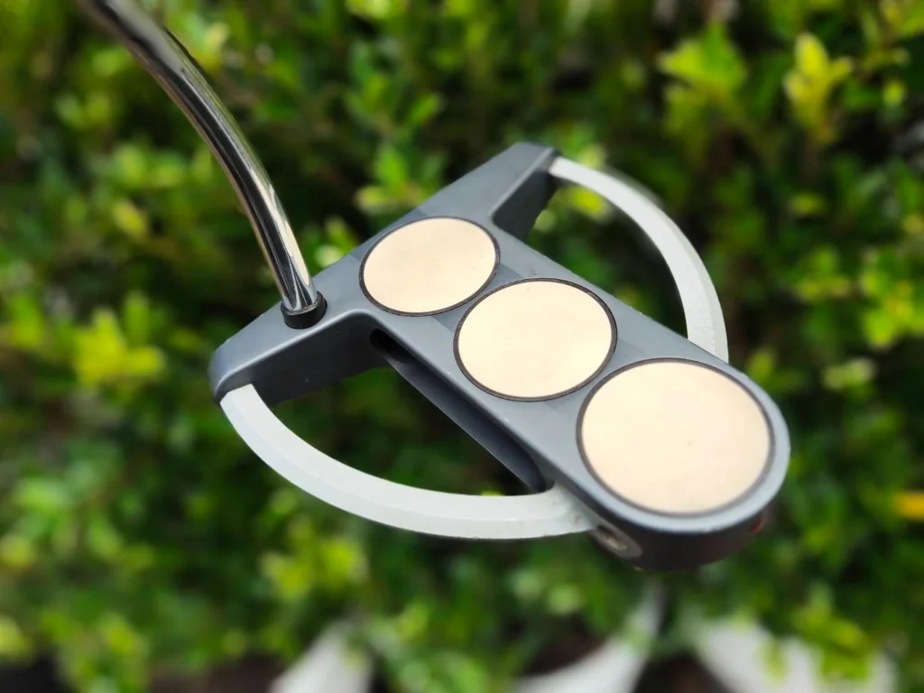 PUTTER ODYSSEY TRI - BALL SRT WHITE STEEL สามบอล พัตง่ายขึ้น