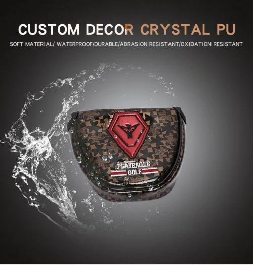 COVER PUTTER MT035 PLAYEAGLE CRYSTAL PATTERN PUTTER COVER COVER PUTTER MT035 PLAYEAGLE CRYSTAL PATTERN PUTTER COVER