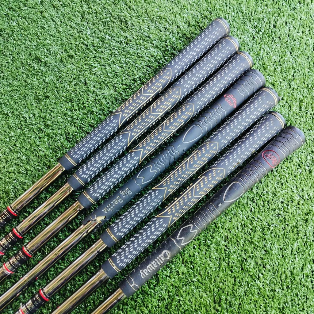 ลดล้างสต๊อค!!! ชุดเหล็ก Callaway S2H2 สุดคลาสสิค เป็นตัวต้นตำหรับ PAT PEN เอกสิทธิ์ ก้านเหล็ก Callaway MEMPHIS 10 แบบเสียบเจาะทะลุ สวยเดิมทุกเหล็ก ไม้กอล์ฟพรีเมี่ยมมือสอง ของแท้ By NakaraLuxurious ลดล้างสต๊อค!!! ชุดเหล็ก Callaway S2H2 สุดคลาสสิค เป็นตัวต้นตำหรับ PAT PEN เอกสิทธิ์ ก้านเหล็ก Callaway MEMPHIS 10 แบบเสียบเจาะทะลุ สวยเดิมทุกเหล็ก ไม้กอล์ฟพรีเมี่ยมมือสอง ของแท้ By NakaraLuxurious