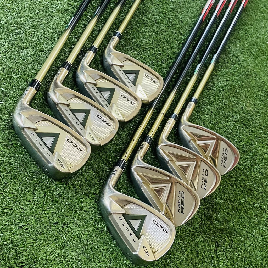 🔥IRON SET PRGR iD NABLA RED (GOLD EDITION) 🏆ของใหม่ชุดนี้ที่ญี่ปุ่นแพงมากๆ ตีดีมากก มีแผ่นหน้าเด้ง 🔥IRON SET PRGR iD NABLA RED (GOLD EDITION) 🏆ของใหม่ชุดนี้ที่ญี่ปุ่นแพงมากๆ ตีดีมากก มีแผ่นหน้าเด้ง