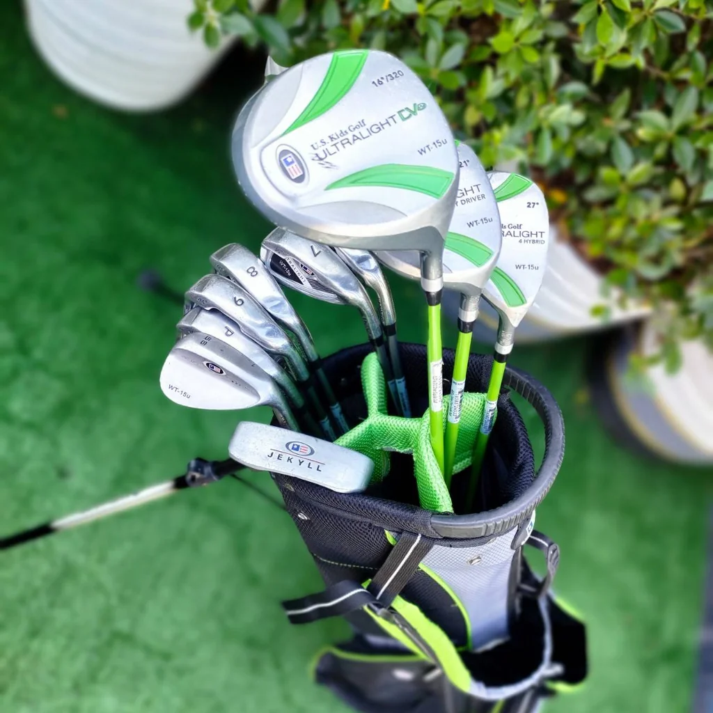 ชุดไม้กอล์ฟสำหรับเด็ก U.S. KIDS GOLF 57″ ความสูง : 57-60 นิ้ว หรือ 144-152 เซนติเมตร ชุดไม้กอล์ฟสำหรับเด็ก U.S. KIDS GOLF 57″ ความสูง : 57-60 นิ้ว หรือ 144-152 เซนติเมตร