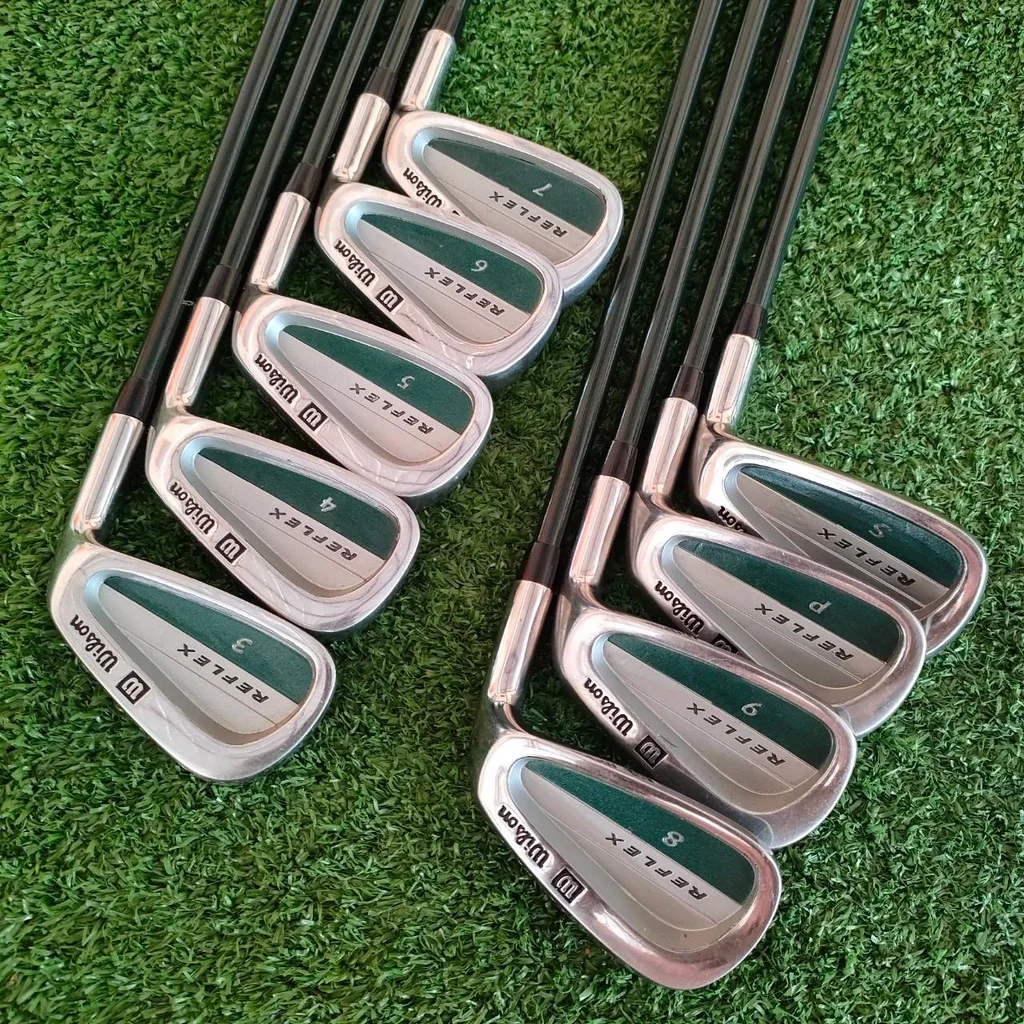 ชุดเหล็ก WILSON REFLEX มีเหล็ก 3-9 เเละ PW SW ครบเครื่อง ก้าน PREFLEX FLEX R สวยเดิม กริพเดิม มีร่อง SHOCK TRAP ไม้กอล์ฟมือสอง ของแท้ BY NakaraLuxurious ชุดเหล็ก WILSON REFLEX มีเหล็ก 3-9 เเละ PW SW ครบเครื่อง ก้าน PREFLEX FLEX R สวยเดิม กริพเดิม มีร่อง SHOCK TRAP ไม้กอล์ฟมือสอง ของแท้ BY NakaraLuxurious