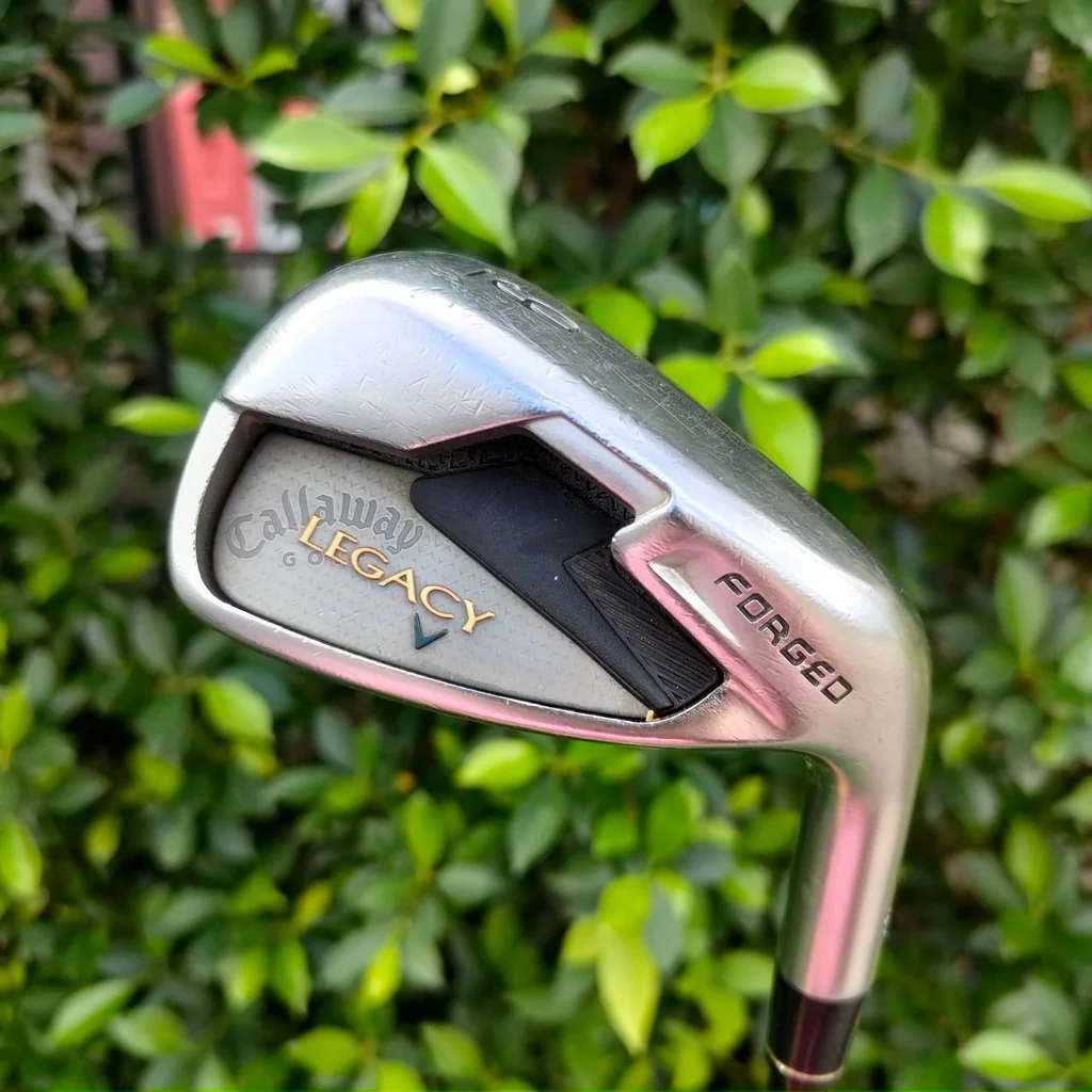เหล็ก 9 CALLAWAY LEGACY FORGED ก้าน CALLAWAY LEGACY FLEX SR เหล็ก FORGED สุดพรีเมี่ยม เน้นขายที่ญี่ปุ่น มี CAVITY ตีง่ายมากๆ นุ่มสุดๆ สปินจัดๆ