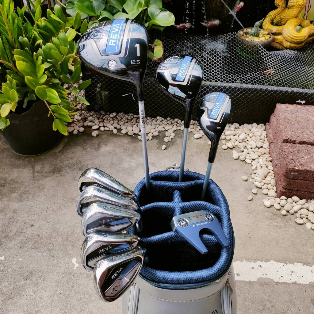 Callaway Reva Full Set Ladies ไม้กอล์ฟครบชุดที่ดีที่สุดของผู้หญิง สภาพสวยระดับนางฟ้า ถุงกอล์ฟสวยหรู ไม้ทุกชิ้นผลิตได้อย่างพรีเมี่ยมมากๆ ไม้กอล์ฟพรีเมี่ยมมือสอง ของแท้ By NakaraLuxurious Callaway Reva Full Set Ladies ไม้กอล์ฟครบชุดที่ดีที่สุดของผู้หญิง สภาพสวยระดับนางฟ้า ถุงกอล์ฟสวยหรู ไม้ทุกชิ้นผลิตได้อย่างพรีเมี่ยมมากๆ ไม้กอล์ฟพรีเมี่ยมมือสอง ของแท้ By NakaraLuxurious