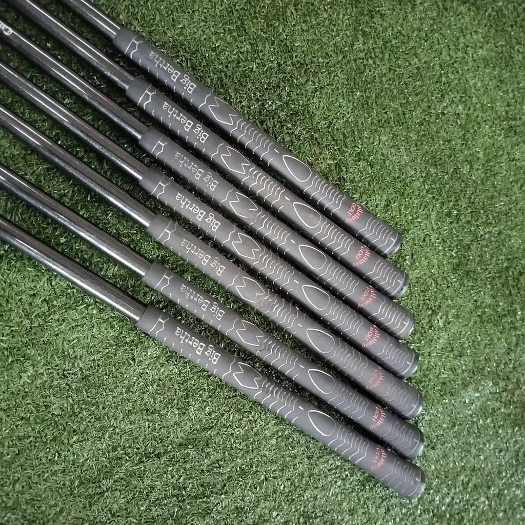 ชุดเหล็ก CALLAWAY BIG BERTHA มีเหล็ก 4 5 6 7 8 9 และ PW ก้าน RCH 96 FLEX R รุ่นสร้างชื่อสุดๆของ Callaway Golf เป็นเหล็กที่ตีง่ายมาก CAVITY ใหญ่ ไม้กอล์ฟพรีเมี่ยมมือสอง ของแท้ By NakaraLuxurious