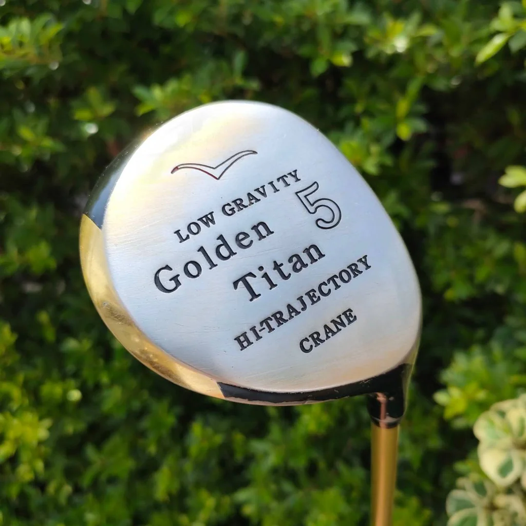 **ไม้กอล์ฟสำหรับผู้หญิง** FW5 GOLDDEN TITAN LOWGRAVITY ก้าน ENA FLEX LADY สวยคลาสสิค สีทอง วัสดุพรีเมี่ยมเป็นไทเทเนี่ยม!! ไม้กอล์ฟมือสอง ของแท้ BY NakaraLuxurious