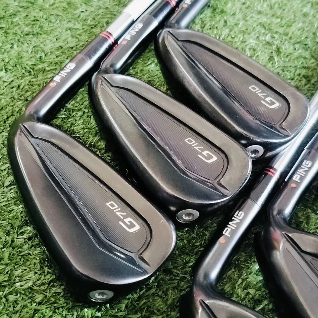 ชุดเหล็ก PING G710 ของดีที่สุดของ PING หน้าใบเหล็กผลิตจากวัสดุ maraging steel หนึ่งในโลหะที่แข็งแกร่งที่สุด ไม้กอล์ฟพรีเมี่ยมมือสอง ของแท้ By NakaraLuxurious ชุดเหล็ก PING G710 ของดีที่สุดของ PING หน้าใบเหล็กผลิตจากวัสดุ maraging steel หนึ่งในโลหะที่แข็งแกร่งที่สุด ไม้กอล์ฟพรีเมี่ยมมือสอง ของแท้ By NakaraLuxurious