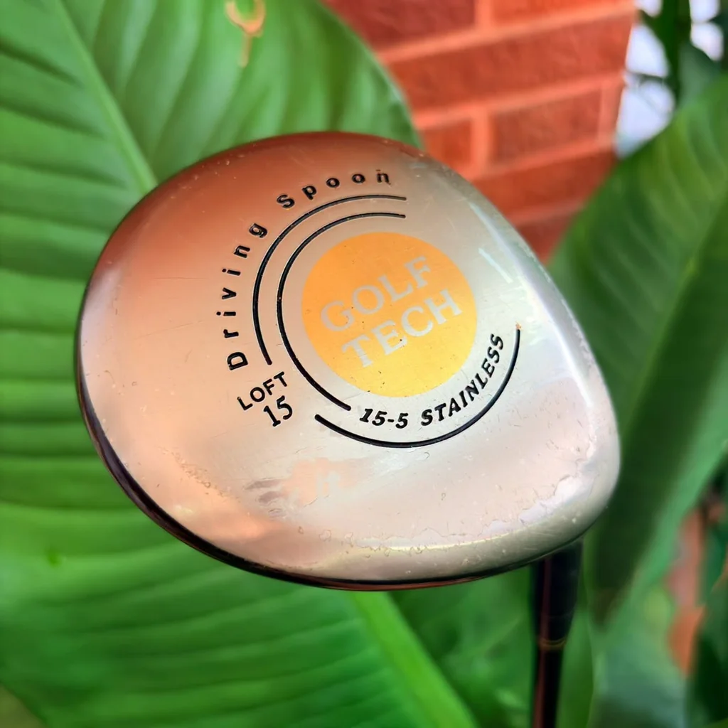 3W GOLF TECH Driving Spoon 15-5 STAINLESS เพิ่มความมั่นใจในการเคาะลูกออกจากแฟร์เวย์ด้วยชิพสปิน 3W GOLF TECH Driving Spoon 15-5 STAINLESS เพิ่มความมั่นใจในการเคาะลูกออกจากแฟร์เวย์ด้วยชิพสปิน