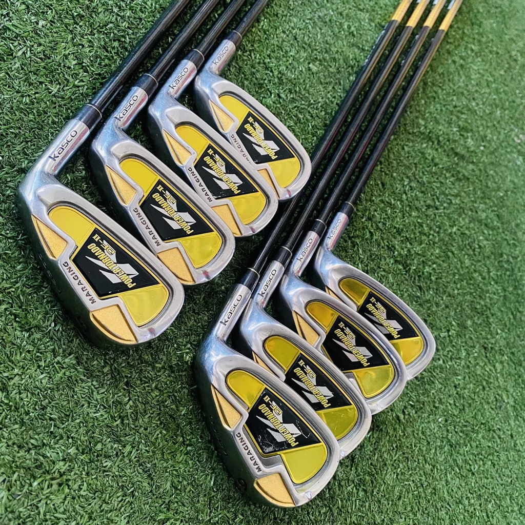 ชุดเหล็ก KASCO POWERTORNADO DF-II (IRON SET 5, 6, 7, 8, 9, P, A, S) ก้านกราไฟต์เดิมๆ FLEX R💛🔥 ชุดเหล็ก KASCO POWERTORNADO DF-II (IRON SET 5, 6, 7, 8, 9, P, A, S) ก้านกราไฟต์เดิมๆ FLEX R💛🔥
