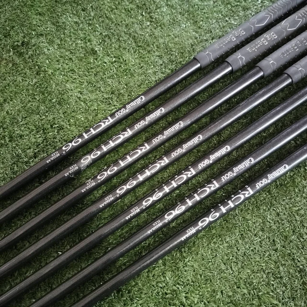 ชุดเหล็ก CALLAWAY BIG BERTHA มีเหล็ก 4 5 6 7 8 9 และ PW ก้าน RCH 96 FLEX R รุ่นสร้างชื่อสุดๆของ Callaway Golf เป็นเหล็กที่ตีง่ายมาก CAVITY ใหญ่ ไม้กอล์ฟพรีเมี่ยมมือสอง ของแท้ By NakaraLuxurious