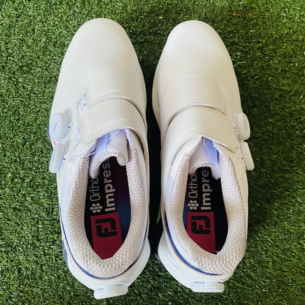 รองเท้ากอล์ฟมือสอง FOOTJOY TOUR ALPHA BOA🔥SIZE 7.5 XW (Extra Wide) หน้ากว้าง ใส่สบาย ยึดเกาะเยี่ยม! รองเท้ากอล์ฟมือสอง FOOTJOY TOUR ALPHA BOA🔥SIZE 7.5 XW (Extra Wide) หน้ากว้าง ใส่สบาย ยึดเกาะเยี่ยม!
