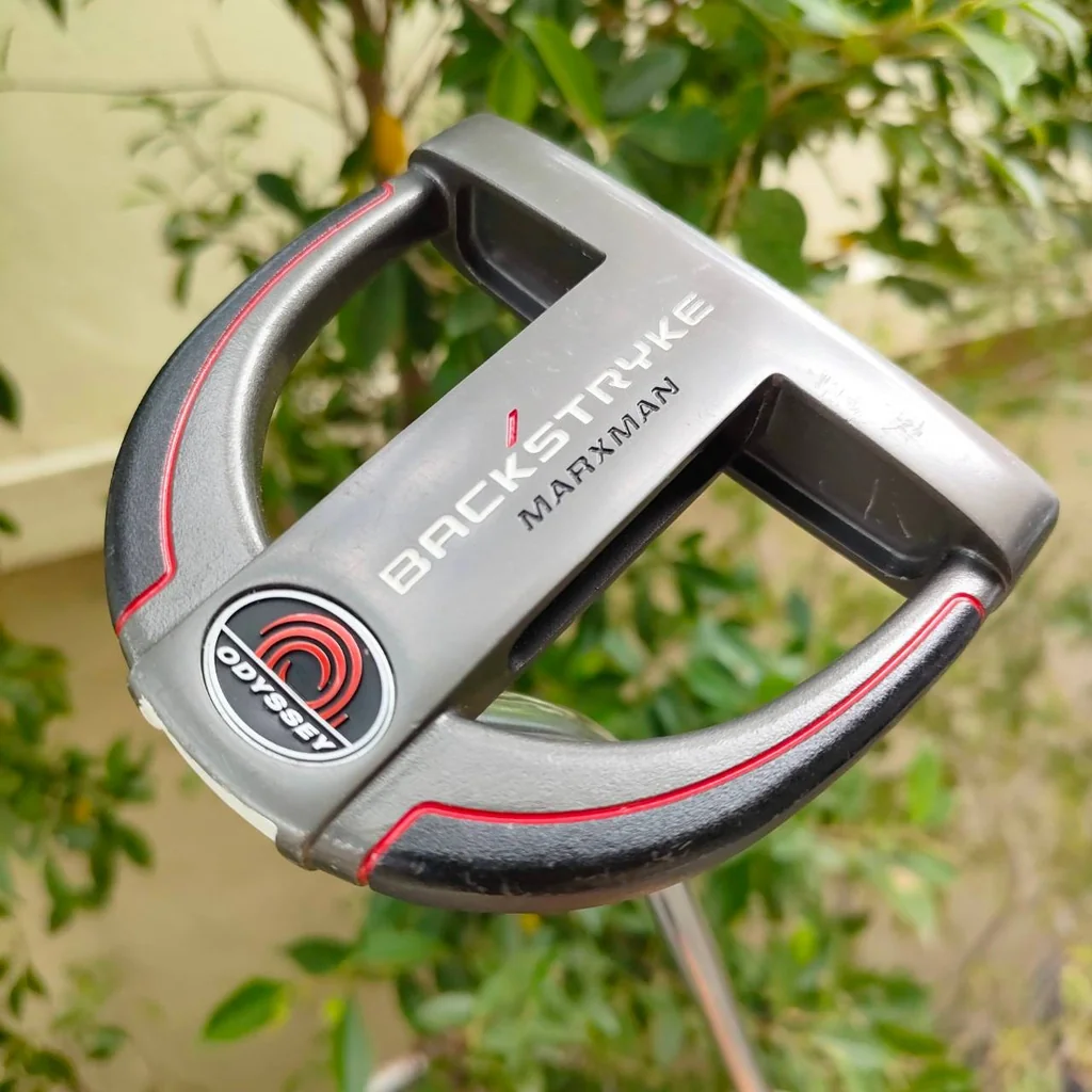 PUTTER ODYSSEY BACKSTRYKE MARXMAN ความยาว 33 นิ้ว พัตต์แม่นยำ ตรงมากๆ จรดง่าย Elite grips กริพคุณภาพสูง แค่กริพราคาก็แพงมาก ไม้กอล์ฟพรีเมี่ยมมือสอง ของแท้ By NakaraLuxurious
