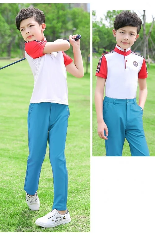 เสื้อกอล์ฟแฟชั่นสำหรับเด็ก PGM YF197 เสื้อกอล์ฟแฟชั่นสำหรับเด็ก PGM YF197