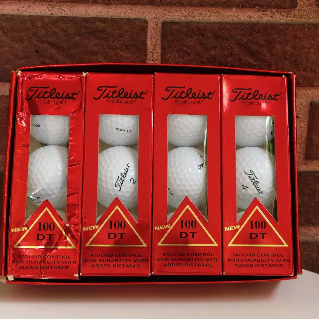 GOLF BALLS Titleist New DT 100 ลูกใหม่แกะกล่อง 1 โหล (12 ลูก)** 🏌️♂️🔥 GOLF BALLS Titleist New DT 100 ลูกใหม่แกะกล่อง 1 โหล (12 ลูก)** 🏌️♂️🔥