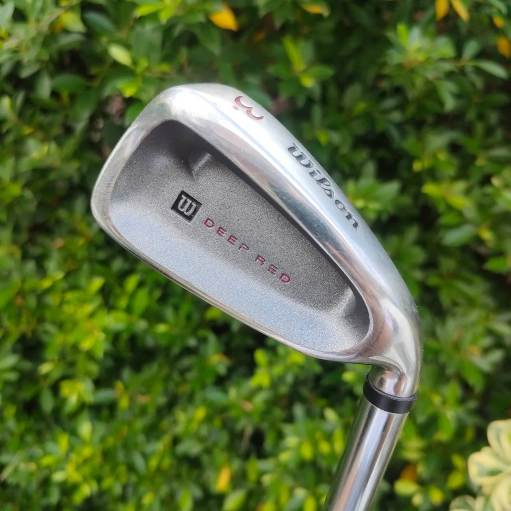 ชุดเหล็ก WILSON DEEP RED FAT SHAFT มีเหล็ก 3-9 เเละ PW SW GW ** ชุดนี้ขาด เหล็ก 6 ** ก้าน WILSON DEEP RED FLEX R เป็นรุ่นพิเศษ ก้านพิเศษ!! ไม้กอล์ฟมือสอง ของแท้ BY NakaraLuxurious