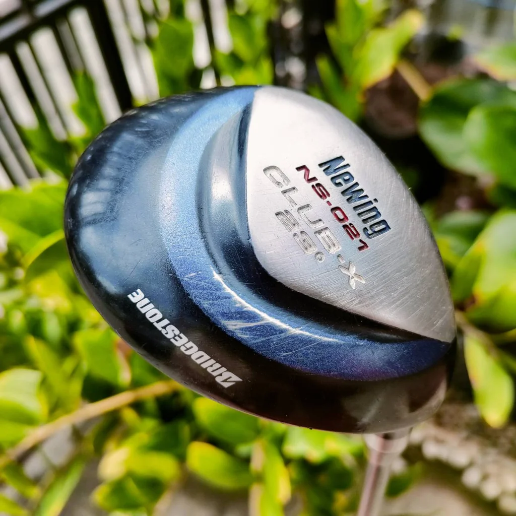 UT BRIDGESTONE NEWING NS-021 CLUB-X องศา 23 ก้าน FC-13 FLEX R ไฮบริดญี่ปุ่น ตีง่ายๆ คอไม้แบบพิเศษ เข้าบอลง่าย ตีลูกลอยง่าย ระยะดีมาก ไม้กอล์ฟพรีเมี่ยมญี่ปุ่นมือสอง ของแท้ By NakaraLuxurious UT BRIDGESTONE NEWING NS-021 CLUB-X องศา 23 ก้าน FC-13 FLEX R ไฮบริดญี่ปุ่น ตีง่ายๆ คอไม้แบบพิเศษ เข้าบอลง่าย ตีลูกลอยง่าย ระยะดีมาก ไม้กอล์ฟพรีเมี่ยมญี่ปุ่นมือสอง ของแท้ By NakaraLuxurious