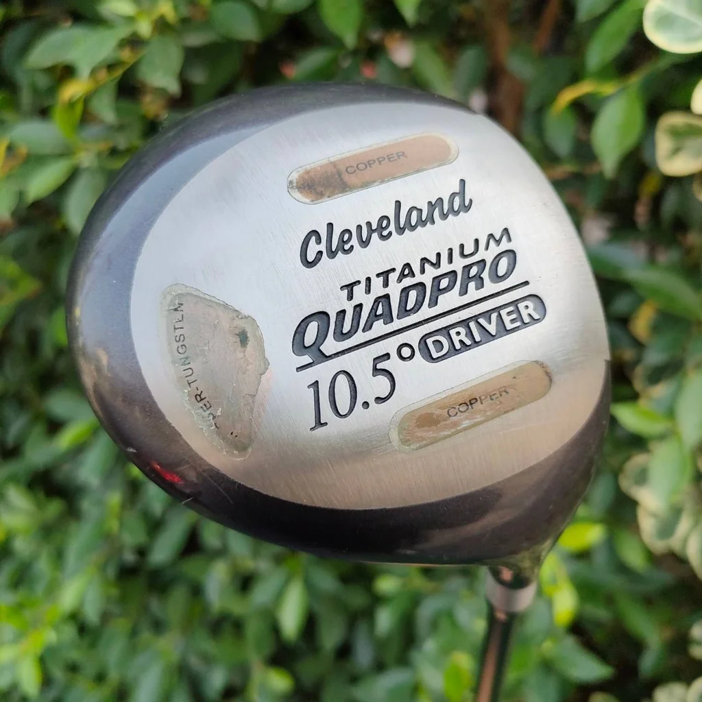 DRIVER CLEVELAND TITANIUM QUAADPRO องศา 10.5 ก้าน QUADPRO FLEX A ถ่วงทังสเตน ตีง่าย + ตรง DRIVER CLEVELAND TITANIUM QUAADPRO องศา 10.5 ก้าน QUADPRO FLEX A ถ่วงทังสเตน ตีง่าย + ตรง