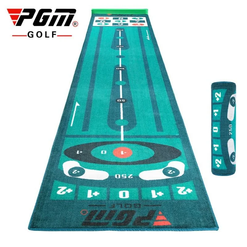 Velvet Golf Putting Mat พรมซ้อมพัต PGM TL016 ขนาด 0.6X3 เมตร มีลูกเล่นสามารถเล่นเกมส์แข่งพัตต์กับเพื่อนได้!!!