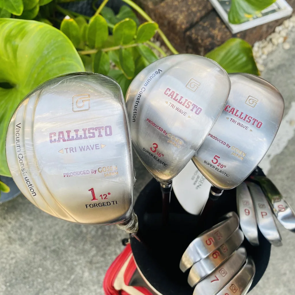 ชุดไม้กอล์ฟผู้หญิง GOSEN JAPAN–CALLISTO TRIWAVE⛳งานญี่ปุ่นแท้ ดีไซน์สวยดูแพง✨น้ำหนักเบาตีง่ายครบชุด🎀 ชุดไม้กอล์ฟผู้หญิง GOSEN JAPAN–CALLISTO TRIWAVE⛳งานญี่ปุ่นแท้ ดีไซน์สวยดูแพง✨น้ำหนักเบาตีง่ายครบชุด🎀