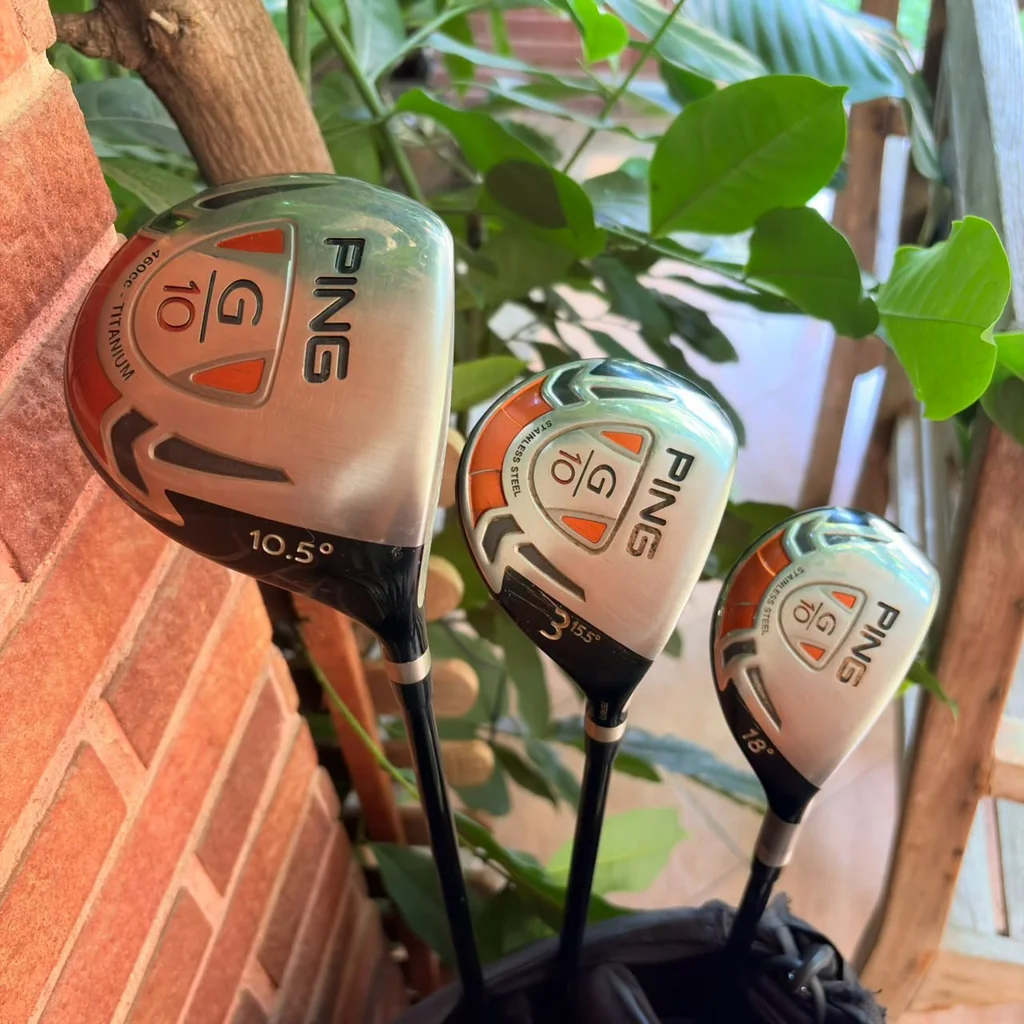 ชุดไม้กอล์ฟ PING G10 ครบเซตพรีเมียม พร้อมถุงกอล์ฟขาตั้ง PING คู่ตัว สภาพสวยพร้อมสู้ทุกสนาม!