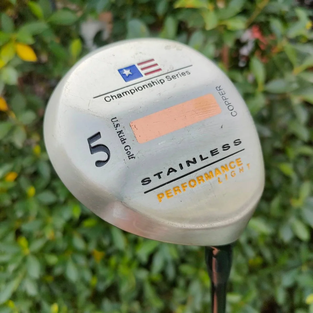** ไม้กอล์ฟสำหรับเด็ก ** FW5 U.S. KIDS GOLF STAINLESS PERFORMANCE LIGHT ก้าน PERFORMANCE ความยาว 39 นิ้ว ** ไม้กอล์ฟสำหรับเด็ก ** FW5 U.S. KIDS GOLF STAINLESS PERFORMANCE LIGHT ก้าน PERFORMANCE ความยาว 39 นิ้ว