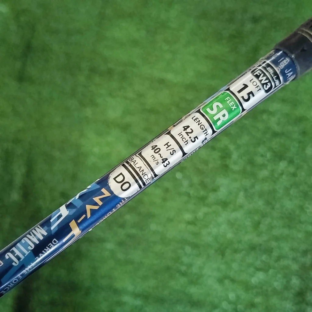 FW3 Mactec NV-F องศา 15 ก้าน NIPPON SHAFT Flex - SR ไม้พรีเมี่ยมทญี่ปุ่นตัวดังมากๆ ไม้กอล์ฟพรีเมี่ยมมือสอง ของแท้ By NakaraLuxurious FW3 Mactec NV-F องศา 15 ก้าน NIPPON SHAFT Flex - SR ไม้พรีเมี่ยมทญี่ปุ่นตัวดังมากๆ ไม้กอล์ฟพรีเมี่ยมมือสอง ของแท้ By NakaraLuxurious
