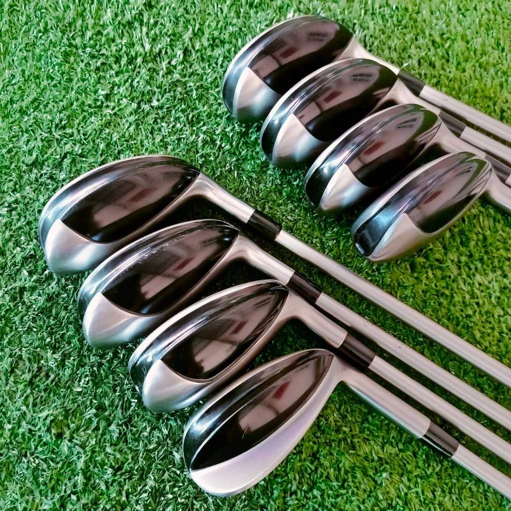 ชุดเหล็ก BEN HOGAN A.H.S. มีเหล็ก 4-9 เเละ PW SW ก้าน APEX EDGE FLEX เป็นสุดยอดชุดเหล็กที่ช่วยอย่างมาก สำหรับท่านที่ไม่มีเวลาฝึกซ้อมมาก เป็นหัว HYBRID ทั้งชุด ไม้กอล์ฟมือสอง ของแท้ BY NakaraLuxurious