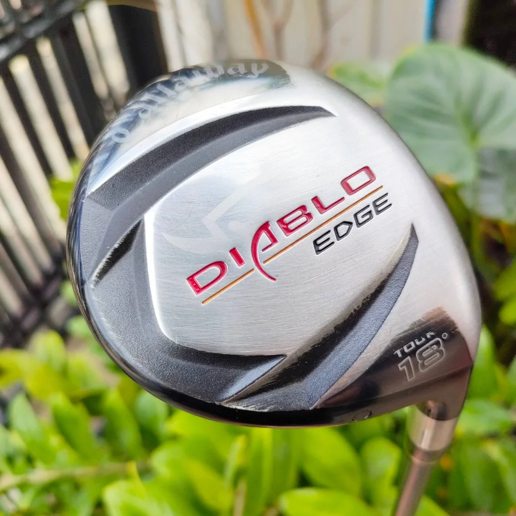 FW5 CALLAWAY DIABLO EDGE องศา 18 ก้าน CALLAWAY DIABLO EDGE FLEX S รุ่น EDGE เป็นรุ่นที่เพิ่มความมันส์เข้าไป จากที่ตีง่ายอยู่แล้ว ปรับให้สามารถเล่นได้ หลากหลายยิ่งขึ้น สภาพสวยเดิม ไม้กอล์ฟมือสอง ของแท้ BY NakaraLuxurious FW5 CALLAWAY DIABLO EDGE องศา 18 ก้าน CALLAWAY DIABLO EDGE FLEX S รุ่น EDGE เป็นรุ่นที่เพิ่มความมันส์เข้าไป จากที่ตีง่ายอยู่แล้ว ปรับให้สามารถเล่นได้ หลากหลายยิ่งขึ้น สภาพสวยเดิม ไม้กอล์ฟมือสอง ของแท้ BY NakaraLuxurious