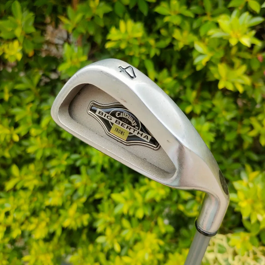 เหล็ก 4 CALLAWAY BIG BERTHA ก้าน SUPER JV100 FLEX S ตัวนี้เป็น JAPAN SPCE ก้าน JV 100 ก้านเจาะทะลุ CAVITY ลึกมากๆ ไม้กอล์ฟมือสอง ของแท้ BY NakaraLuxurious