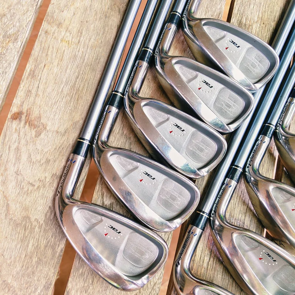 IRON SET TaylorMade rac HT ชุดเหล็กหน้าเด้งพิมพ์นิยม วิถีลูกลอยสูง High Trajectory ตีง่าย สบายมือ