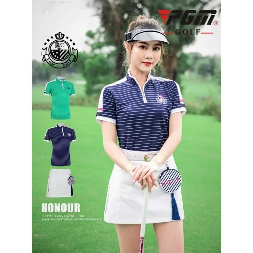 เสื้อนักกอล์ฟหญิง PGM-YF186 เสื้อนักกอล์ฟหญิง PGM-YF186