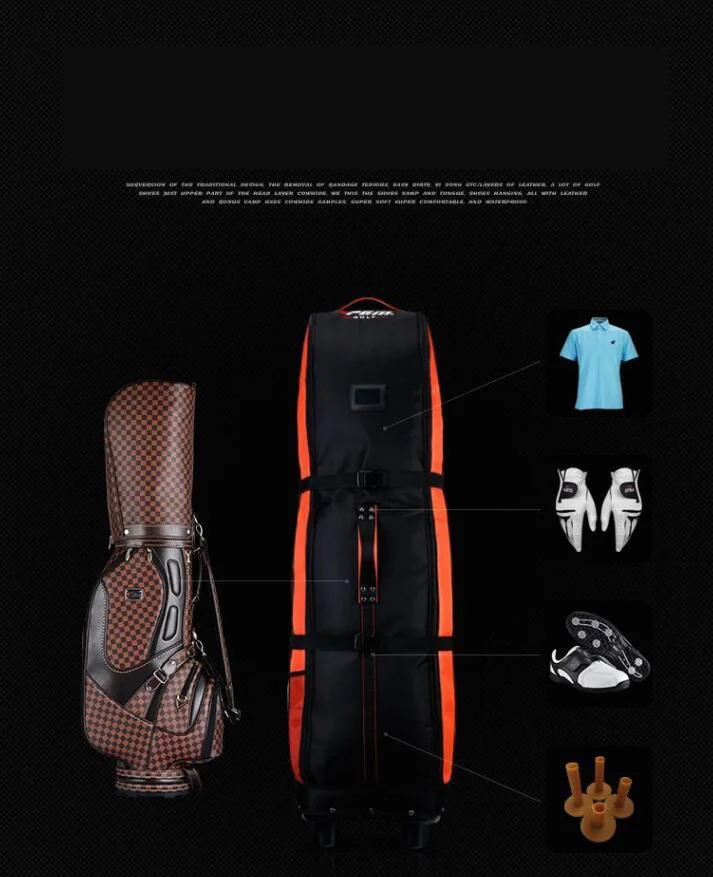 กระเป๋าใส่ถุงกอล์ฟขึ้นเครื่องบิน HKB006 กระเป๋าใส่ถุงกอล์ฟขึ้นเครื่องบิน HKB006